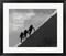 Framed Art Tough Times Don't Last Mountain Climbing Team Black and White Wall Decor 18x24 Artwork